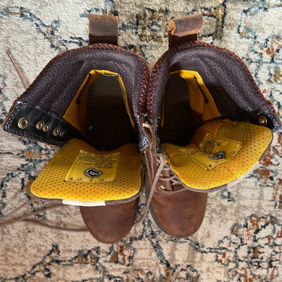 Women’s CAT work safety steel toe boots size 7.5 - Picture 2 of 7